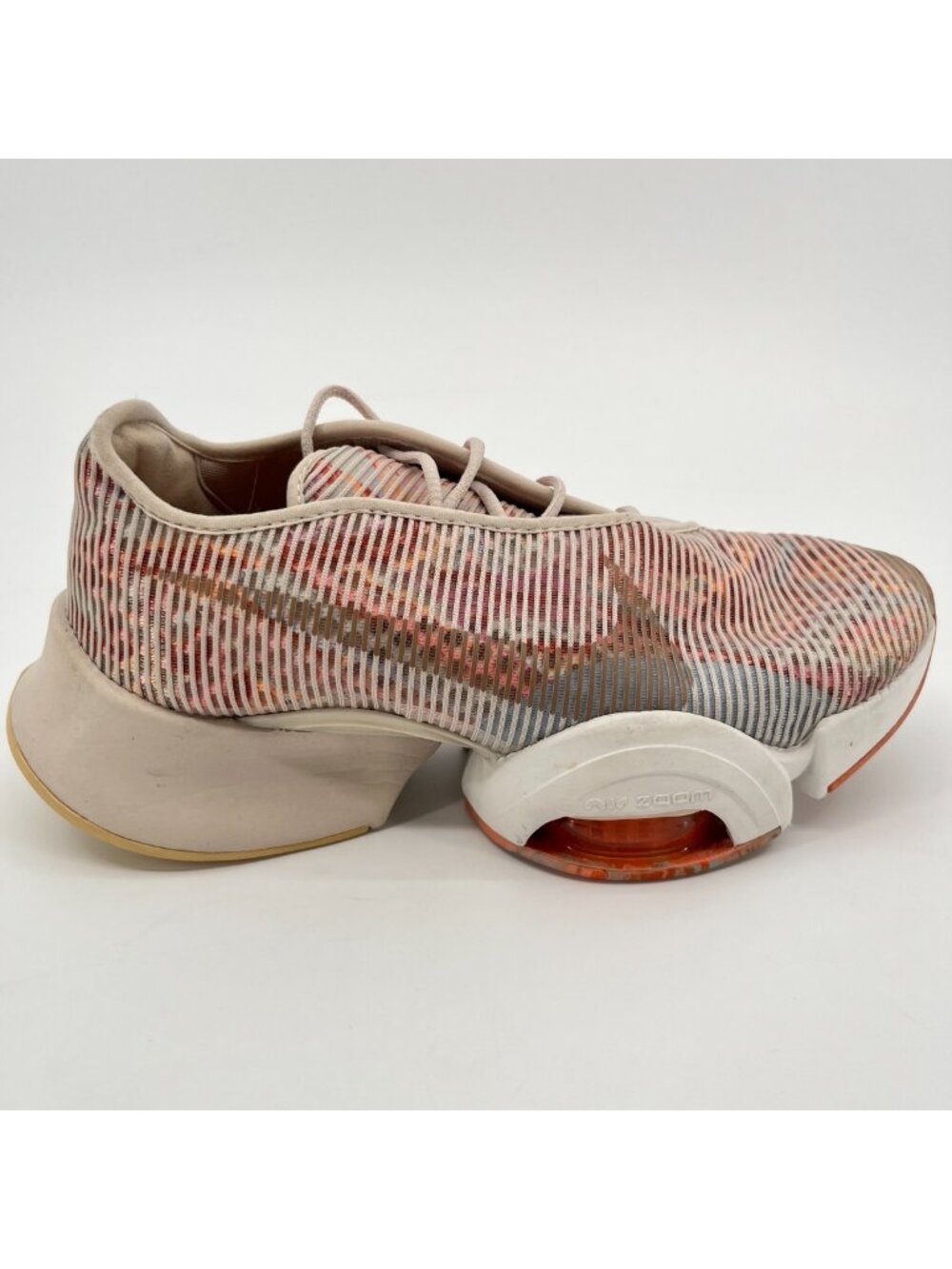 Nike Air Zoom SuperRep 2 Womens Size 7 Beige Athletic Running Shoes Sneakers
